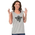 thumbnail image 5 of Butterfly Moth Key Spiritual Meaning Tank Top Tee Shirt Women Brisco Brands M, 5 of 6