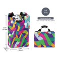 thumbnail image 2 of Yayeee Freestanding Laundry Hamper with Handle Collapsible Large Storage Basket for Clothes, Colorful Plaid, 2 of 7