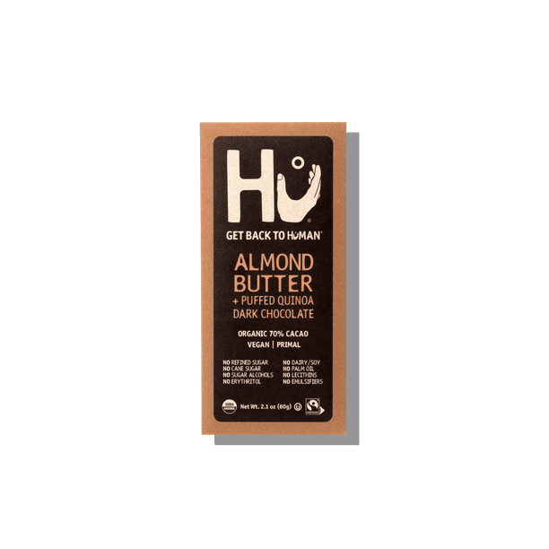 Hu Almond Butter + Puffed Quinoa Dark Chocolate, 2.1 oz