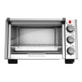 thumbnail image 1 of BLACK+DECKER 6-Slice Convection Countertop Toaster Oven, Stainless Steel/Black, TO2050S, 1 of 2
