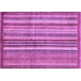 thumbnail image 1 of Ahgly Company Indoor Rectangle Abstract Purple Modern Area Rugs, 4' x 6', 1 of 4