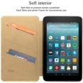 thumbnail image 6 of GoldCherry for Amazon Fire HD 8 Tablet Case, Folio PU Leather Stand Smart Cover with Auto Wake/Sleep Function for Amazon Fire HD 8 6th/7th/8th Generation 2016/2017/2018 Release(Gold), 6 of 7