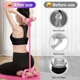 thumbnail image 6 of Exercise Resistance Bands with Handles Foot Pedal 4 Tube Set for Home Gym Full Body Workout, 6 of 7