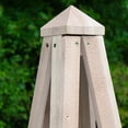 thumbnail image 3 of Standard Pyramid Trellis by Prime Retreat, Whitewashed, 46"H, 3 of 8