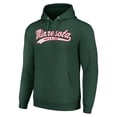 thumbnail image 2 of Men's Starter Green Minnesota Wild Tailsweep Fleece Tri-Blend Pullover Hoodie, 2 of 3