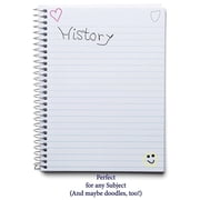 Trailmaker Bulk Notebooks (50 Pack), One Subject Notebooks Wide Ruled, 140 Pages (70 Sheets),Spiral Bulk Notebooks for Kids, School Supplies, Journaling, Note Taking, Students, and Work