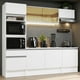 thumbnail image 2 of Cocina Integral 240cm Blanco Diamante Madesa, 2 of 16