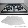 thumbnail image 1 of Housses Anti-Adhésives Protecteurs Mat de Protection d'Huile 4Pcs pour Cuisinière à Gaz, 1 of 8