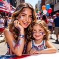 thumbnail image 3 of 4th of July Glitter Stick, Patriotic Red White and Blue Face Hair Body Glitter Stick, 250th Birthday USA Flag Makeup, 4th of July Outfits Accessories for Kidults Teen Women Men, Veterans Day Decor(D), 3 of 8