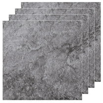 40 Sheet Vinyl Flooring 12 x 12 Peel and Stick Floor Tile Waterproof Clearance Vinyl Floor Tiles Marble Grey Self Adhesive Floor Tiles Sticky Laminate Flooring for Bathroom Kitchen Basement RV