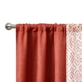 thumbnail image 4 of Mainstays Metallic Blackout Window Curtains Panel Set, Green Sage, 27.5" W x 84" L, 4 of 6