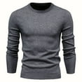 thumbnail image 3 of Awdenio Sweaters for Men Slim Fit Round Neck Casual Pullover Basic Twist Patterned Knitted Long Sleeved Fall Winter Sweater Shirts, 3 of 4