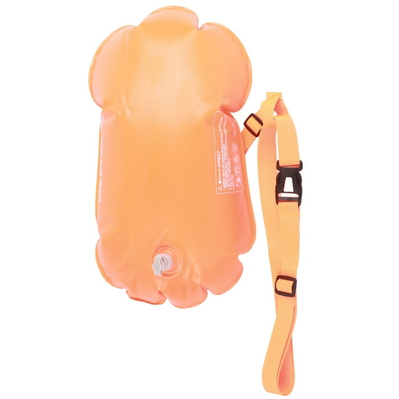 Inflatable Diving Safety Float for Lifesaving, Vibrant Orange Thickened Double Bubble Swim Buoy
