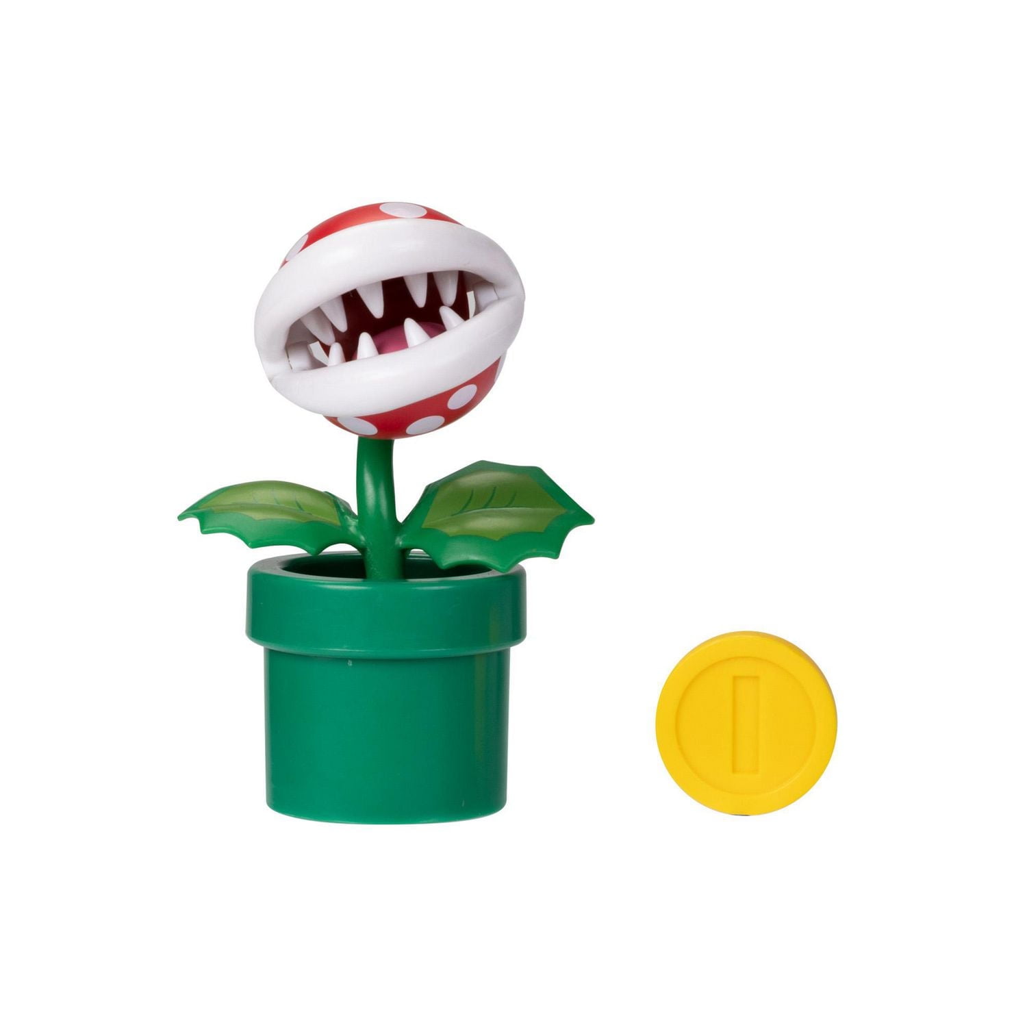 Super Mario 4 Inch Figure - Piranha Plant with Coin
