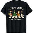 thumbnail image 1 of Funny Christmas Silly Goose Meme Festive Goose On The Loose Camiseta, 1 of 2