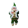 thumbnail image 2 of Papá Noel trepador, adorno navideño musical para el , decoración navideña creativa, Papá Noel eléctrico con cuerda para la pared del hogar, regal Verde, 2 of 8