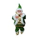 thumbnail image 2 of Papá Noel trepador con adorno musical para árbol de Navidad con cuentas. Sube y baja. Verde, 2 of 9