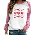 thumbnail image 2 of FcBaudy Chandails pour Femmes, Chandails Sans Capuchon, Chandails pour Femmes T-shirt Imprimé pour Femmes Blouse à Manches Longues Col Rond Chandail Décontracté Chandails à Capuchon Blouse pour Femmes, 2 of 4
