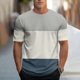 thumbnail image 2 of Camisetas de Manga Larga para Hombres Nueva Moda Casual Impresión Deportiva Camiseta, Top de Cuello Redondo de Poliéster de Algodón para el Uso Diario, 2 of 9