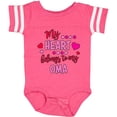 thumbnail image 3 of Inktastic My Heart Belongs to my Oma Boys or Girls Baby Bodysuit, 3 of 5