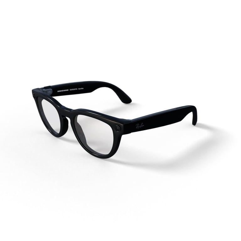 【日本未発売】Rayban  HEADLINER Smart Glass Ray-Ban Meta - Headliner Smart Glasses - Shiny Black, Clear HSA