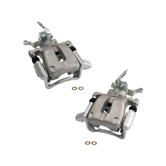 Rear Brake Caliper Set 2 Piece - Compatible with 2005 - 2010 Volkswagen Jetta 2006 2007 2008 2009