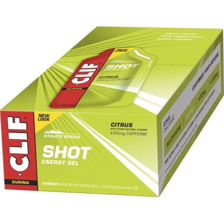 Clif Shot Citrus Energy Gel 24-1.2 oz. Packets by CLIF Bar & Company