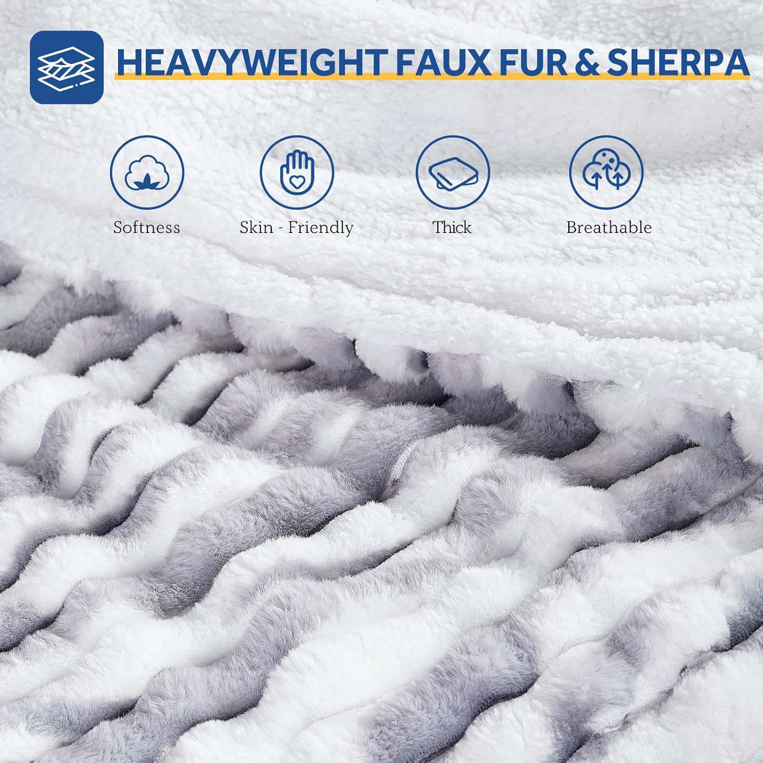 Electric Blanket Twin Size 62"*84",Super Cozy Fur to Reversible Heated Twin Blanket with 10 Heating Levels & 1-12 Hours Auto Off Overheating Protection Machine Washable
