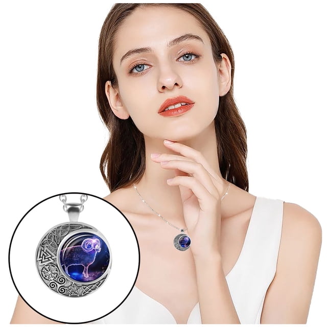 Collar para mujer, joyería para mujer, joyería para mujer, 12 collares, regalos para mamá, regalo para mujer, collar colgante para niña.