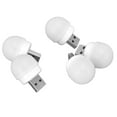 thumbnail image 2 of USB Night Light , Mini LED Bulb 5pcs Emergency Energy Saving  Portable Eye Protection Multifunction  For Hallway  White Light 5PCS, 2 of 8