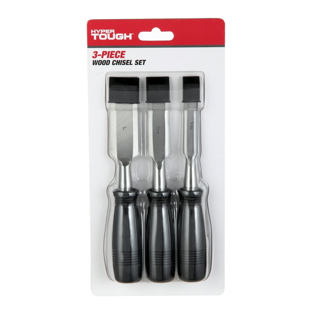 Hyper Tough 3 Piece Wood Chisels Set