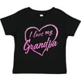 thumbnail image 3 of Inktastic I Love My Grandpa in Pink Chalk Heart Boys or Girls Toddler T-Shirt, 3 of 5