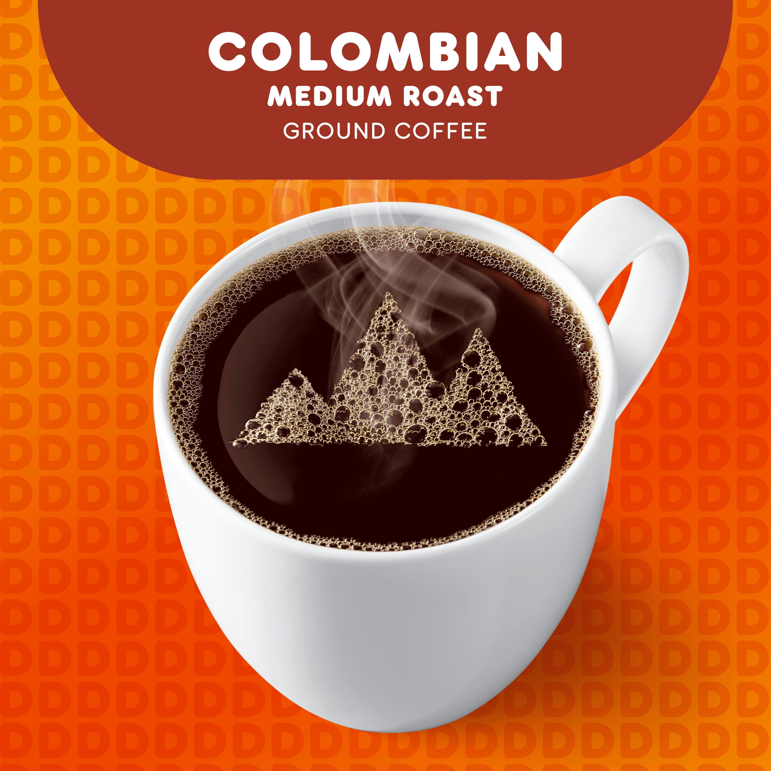 (60 Count) Dunkin' 100% Colombian, Medium Roast, K-Cup Coffee Pods