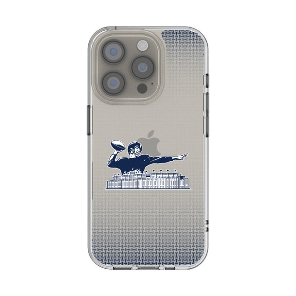 New York Giants Linen Logo iPhone Clear Case