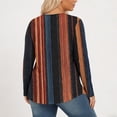 thumbnail image 4 of Enjoytime Women's Tops Vintage Printed Crewneck Long Sleeve Shirts 2026 Spring Business Casual Plus Size Blouse, 4 of 6