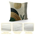 thumbnail image 4 of COMIO Boho Pillow Covers, Mid Century Green Tropical Leaves Decorative Outdoor Throw Pillow Covers Abstract Geometric Minimalist Modern Cushion Case Square for Home Couch Sofa, 4 of 5