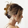 thumbnail image 2 of Pinza para el pelo para mujer y niña, pinza de sujeción fuerte con forma de garra de gelatina para cabello grueso y rizado - Summer stylecoffee, 2 of 5