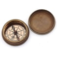 thumbnail image 6 of Handmade Brass Compass Engraved with Famous Poet Quotes – Inspirational Graduation & Birthday Gift for Men, Boys, Husband or Son – Vintage Nautical Adventure Keepsake, 6 of 6