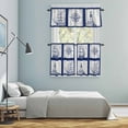 thumbnail image 5 of Nautical Navy Kitchen Curtains Sets for Windows 24 Inch Length, Blue Lighthouse Boat Compass Ocean Rod Pocket Window Treatments Tier Curtains and Valances Set for Bedroom/Bathroom, 5 of 8