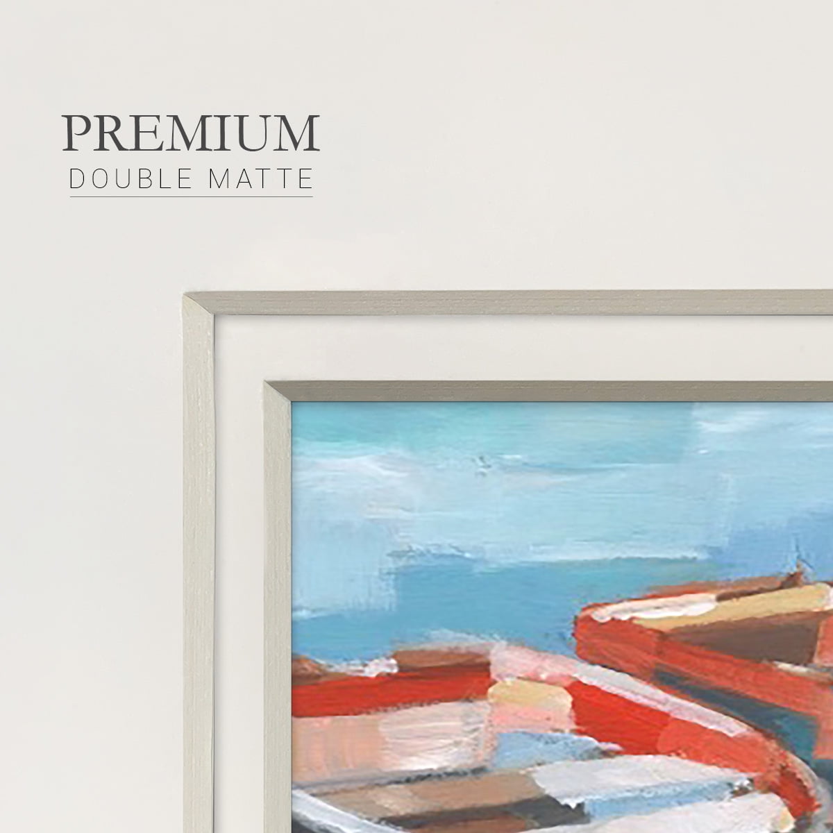 Primary Boats IIPremium Framed Print
