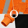 thumbnail image 5 of TCCFCCT Safety Shirts for Men Reflective Class 3 Long Sleeves High Visibility Shirts, Hi Vis Shirts for Men Women, Construction Work Shirts with Black Bottom, Durable, Breathable, CX-Orange S 3pcs, 5 of 6