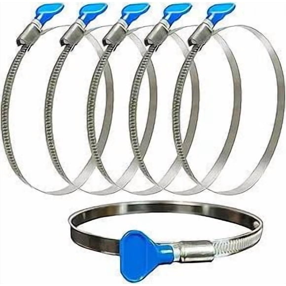 Abrazaderas de manguera ajustables Saffire 91-114 mm (10) 4 pulgadas