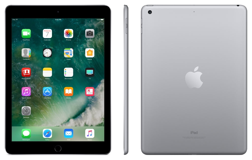 Apple iPad (5th generation) 128GB Wi-Fi - Space Gray - Walmart.com
