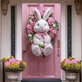 thumbnail image 5 of Easter Decorations For The Home Party Door Cover Easter Eggs Decor Front Porch Easter Decor Decorative Door Cover, 70.87x35.43in, 5 of 9