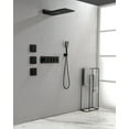 thumbnail image 4 of Clearance! Wall Mounted Waterfall Rain Shower System With 3 Body Sprays & Handheld Shower, 4 of 9