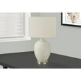 thumbnail image 1 of Monarch Specialties Lighting, 28"h, Table Lamp, Cream Ceramic, Ivory / Cream Shade, Contemporary, 1 of 6