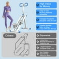 thumbnail image 3 of Stair Stepper with resistance Home-Upgrade Vertical Climber Workout Machine for Full-Body Exercise Climber Fitness Equipment with Stable Frame Adjustable Handlebar-Black Blue, 3 of 11