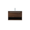 thumbnail image 3 of 30 inch single bathroom vanity in walnut, 3 of 8