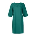 thumbnail image 3 of Fashion A-Line Dress for Women CIENVNSTG Flowy Summer Dress Perfect for Casual Outings or Parties, 3 of 5