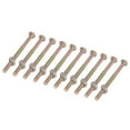 thumbnail image 1 of Cuna 10 sets Cuna de cama bebé Tornillo M6 Galvanizado Tornillo de Tornillo de Tapa de la Cabeza de Acero Inoxidable de Acero Kit inoxidable de hardware para Muebles, 1 of 7